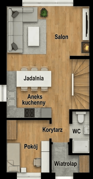 Rzut parter — Osiedle Agrestowa